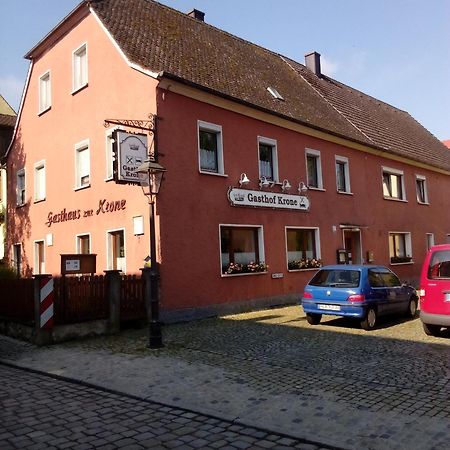 Gasthof Zur Krone Burghaslach Buitenkant foto